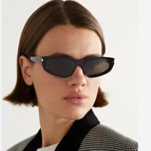 SAINT LAURENT★SL634 Nova 001 Black Saint Laurent SL 634 NOVA Sunglasses 001 Shiny Black - eye